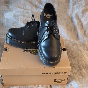 Dr. Martens Black Leather Oxfords